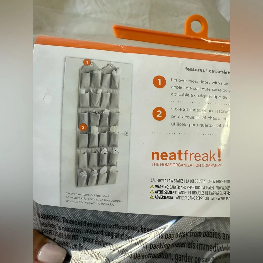 Neatfreak | 24 Pocket Shoe Organizer | Closet Accessory Storage NIP